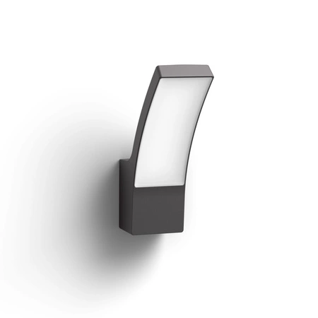 Garten LED-Wandleuchte SPLAY 3.8W 2700K warm IP44 Anthrazit PHILIPS
