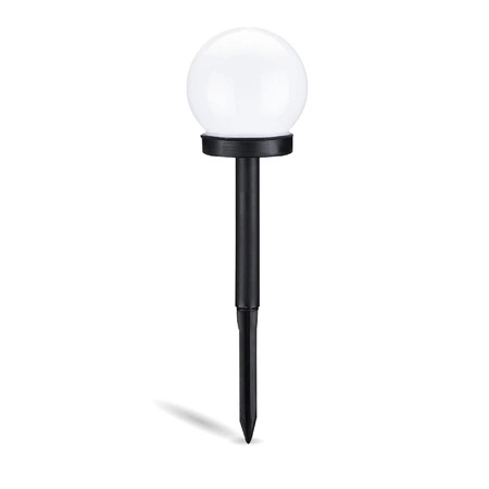 LUMILED LED Solar Gartenlampe ATRIS Driven White Ball 10cm RGB