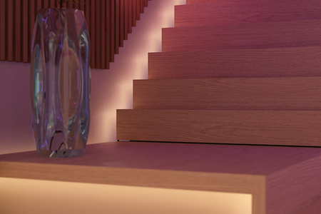 LED-Streifen 3m 12W 1200lm IP20 Weiß und Farbe Ambiance RGB + TW Weiß Smart SMART Zigbee Bluetooth Flux Strip Philips HUE