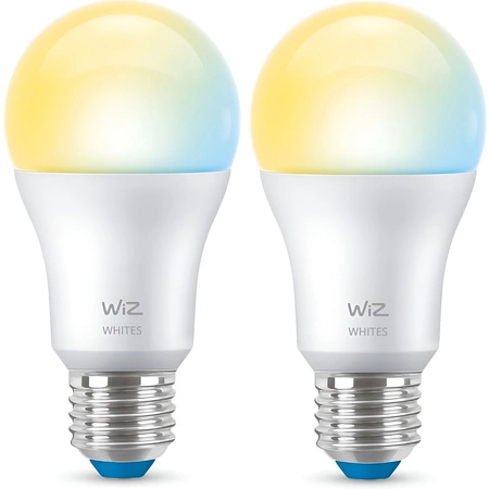 2x LED-Lampe E27 A60 8W = 60W 2700-6500K SMART WiFi WiZ