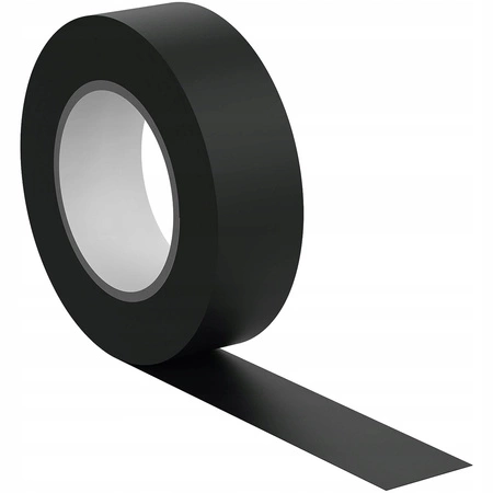 Starkes PVC-Isolierband wasserdicht 19 mm x 0,13 mm Schwarz 20 m