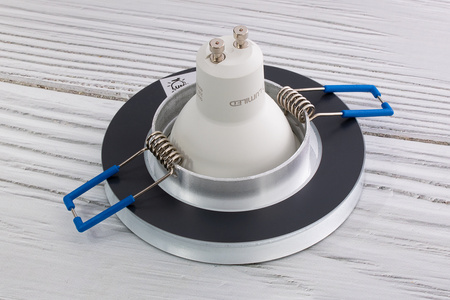 Glas-Einbaustrahler GU10, MR16 Einbauspot HALOGEN Runde Fest Transparent ARIEL LUMILED