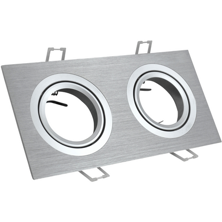 Deckenleuchte DOUBLE SOUTH OPAL GOLDLUX (Polux) SILBER G10