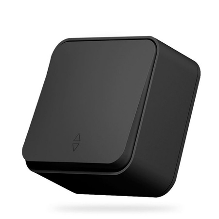 Lichtschalter 1fach 10A Aufputz Schwarz BINERA VIDEX