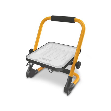 Tragbarer LED-Scheinwerfer 50W 1600lm 5000K Neutral 90° 2A Schwarz VIDEX