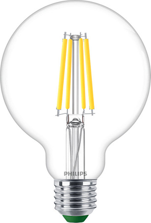 Globe E27 G95 LED Lampen 4W = 60W 840lm 4000K Neutralfaden PHILIPS Ultra Efficient