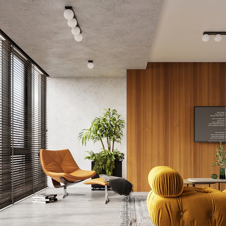 YOLI 4 4xG9 Schwarz Modern SOLLUX Deckenleuchte