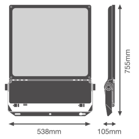 LED-Flutlicht Outdoor-Flutlicht 450W 65000lm 4000K IP66 Weißes Flutlicht Ledvance