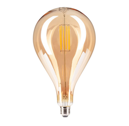 LED Lampen E27 A165 6W=60W Bernstein 560lm 2500K Warmweiß 360° Filament