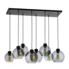 CUBUS GRAPHITE Hängeleuchte Schwarz Graphit Modern Kronleuchter 8xE27 4113 TK Lighting