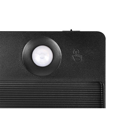 LED Wiederaufladbare Lampe 0.6W 85lm 3000/4000/6500K CCT 90° mit Bewegungssensor Dimmbar Poli Masterled Schwarz