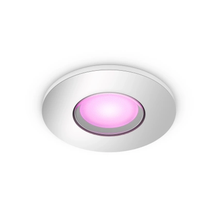 LED Xamento 4.2W IP44 CCT RGB Round PHILIPS HUE Bluetooth Badezimmer-Einbauleuchte