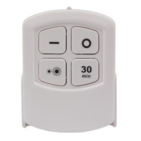 3x selbstklebende LED-Unterschrankleuchte mit Bewegungsmelder 4000K Batterie 2xAAA Weiß + Fernbedienung