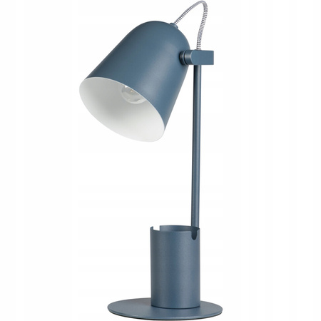 Schulnachttisch-Schreibtischlampe + Organizer Raibo E27 5W Blau KANLUX