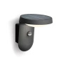 Solar-Gartenlampe LED-Wandleuchte TYLA IR 1,2W 4000K IP44 mit Bewegungs- und Dämmerungssensor Anthrazit PHILIPS