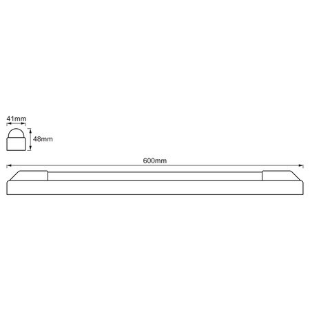 LED Linienlampe 12W 1320lm 4000K neutral 60 cm POWER BATTEN LEDVANCE