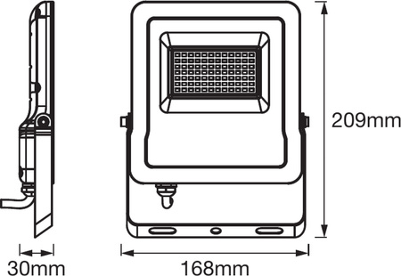 LED Fluter 30W 2190lm RGB+W IP65 Schwarz LEDVANCE Smart+ WiFi Flood