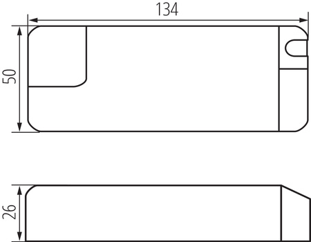 LED-Treiber-Netzteil 21W 0.5A Weiß TIBERI KANLUX