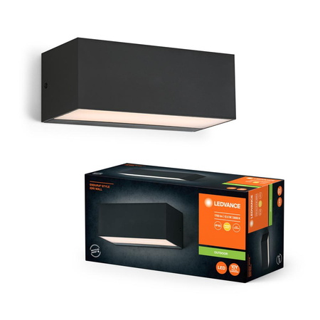 Gartenleuchte LED-Fassadenwandleuchte 12,5W 700lm 3000K IP65 Endura Ledvance grau