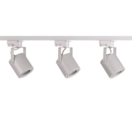 Stromschienen-Kit 1-Phasen-Schiene + 3x GU10 Reflektor Weiß MINOR Sanico Goldlux