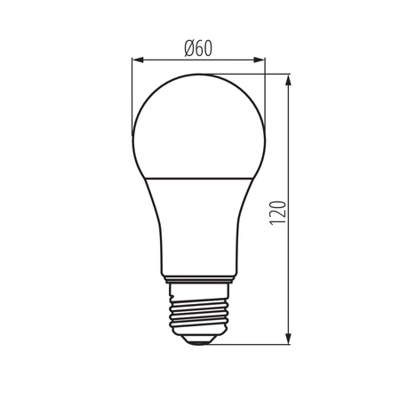 LED Lampen IQ-LEDDIM E27 A60 13.6W 1521lm 4000K Neutral KANLUX