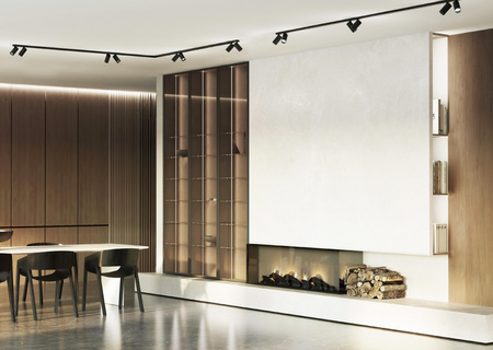 MONO VI 7844 Nowodvorski Schwarz 6xGU10 Aufbaustreifen Reflektor 200cm Modern