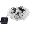 Solar Garten Girlande 100x LED Zierkugeln 16.86m 3000K Warm GALLA3 LUMILED