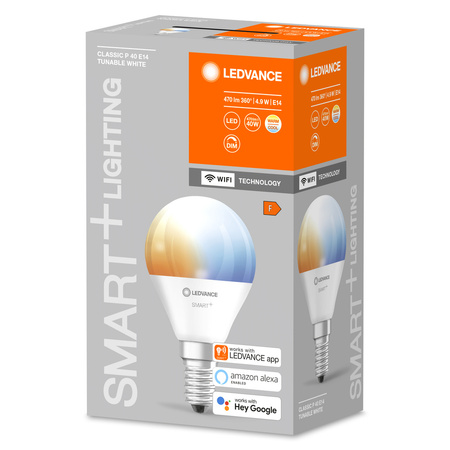 E14 P45 LED Lampen 5W 470lm CCT LEDVANCE SMART+ WiFi Dimmbar