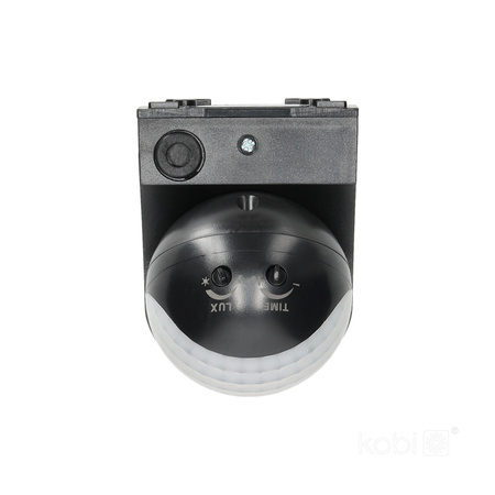 PIR-Bewegungs- und Dämmerungsmelder LX40 180ST BLACK KOBI