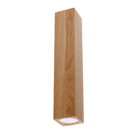 Aufbaustrahler KEKE GU10 Halogen Tuba Spot Wooden SOLLUX