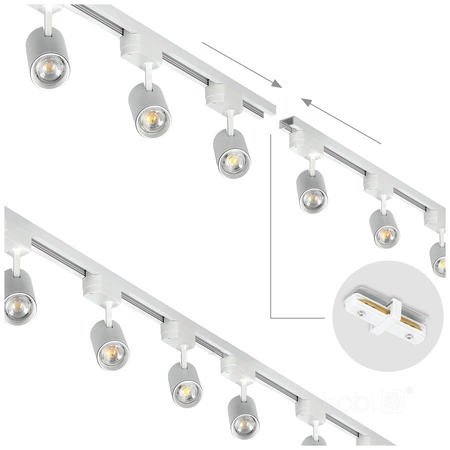 Sammelschiene gerade 1-Phasen-Schalter Intern Weiß Kobi