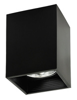 Quadratische Aufputz-Deckenleuchte JUPITER K11 DOWNLIGHT E27 Schwarz