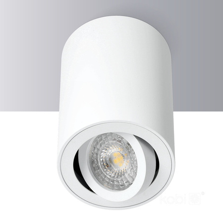 Aufbau-Halogenleuchte Spot OH36L KOBI ROUND MOVABLE GU10WEISS