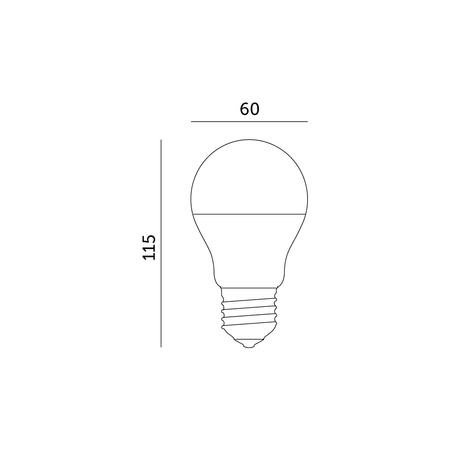 LED-Lampe E27 GS 8.5W 806lm 2700-6500K RGB KOBI SMART Wi-Fi TUYA