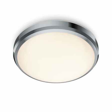 Plafond LED-Anbauleuchte DORIS 6W 2700K IP44 22cm Chrom PHILIPS