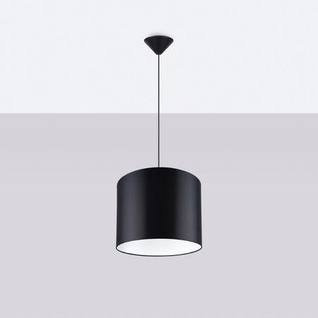 NOVA 30 E27 Schwarz Minimalistische Decke Pendelleuchte SOLLUX
