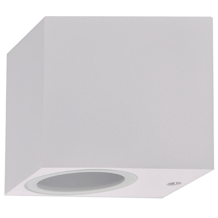 Garten-Wandleuchte mit LED 1x GU10 BOSTON GOLDLUX (Polux) ALUMINIUM Weiß