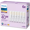 LED Lampen 6x G9 CAPSULA 3.7W = 40W 470lm 2700K Warm PHILIPS