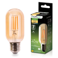 LED-Lampe E27 T45 4W = 40W 470LM 2000K warmweiß 360° Filament Amber LUMILED