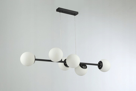 Masterled Ceiling Luminaire 6x E27 Schwarz Bali Pendelleuchte