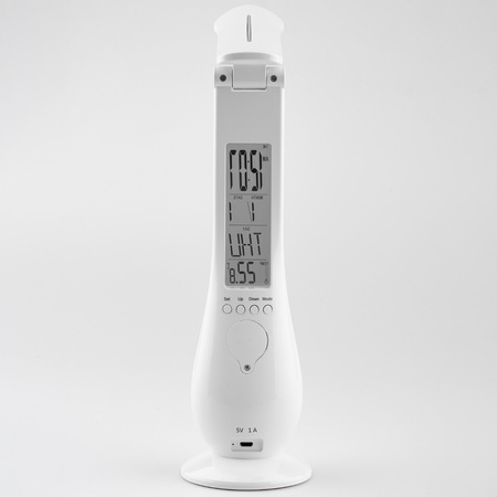 LED-Nachttischlampe 4W 5000K USB-Bildschirm Display Touch-dimmbar IDA