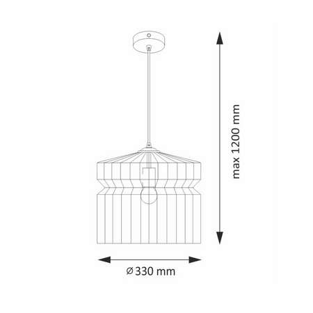 Lagos Sanico Goldlux E27 Gold Dekorative Hängende Deckenleuchte