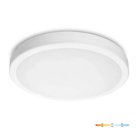 LED Bad Decke Plafond Aufputz 36W 3780lm 4000K 120° Weiß IP65 Nairos Kobi
