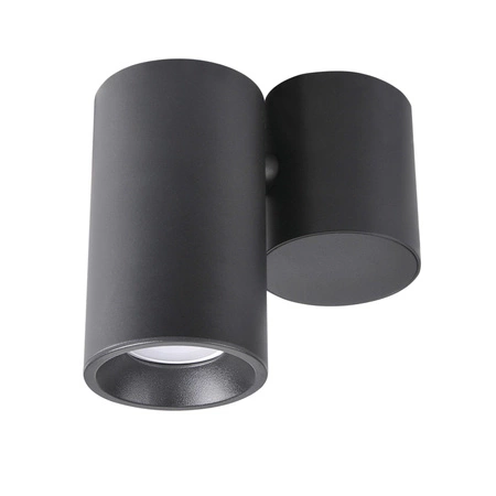 Aufbau-Deckenleuchte HOBRO GU10 Spot Tube Movable Schwarz GOLDLUX (Polux)