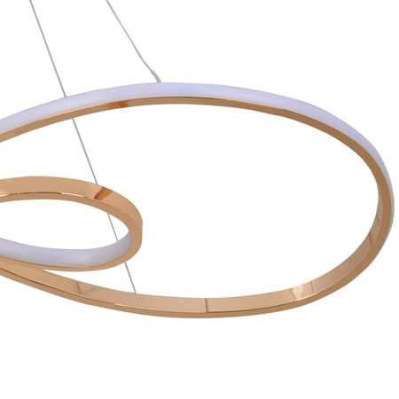 LED Hängeleuchte Hängend 50W 7800lm 4000K Neutral Gold Zumba Sanico Goldlux