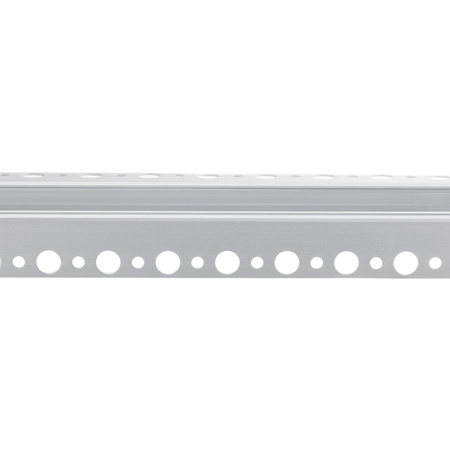 Eckprofil Aluminium LED-Profil typ Z für Gipskartonplatten mit Klarglasabdeckung, 2m LUMILED