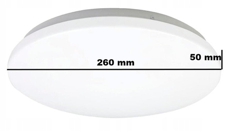 LED-Deckenleuchte Wandleuchte rund 12W 840lm 4000K IP44