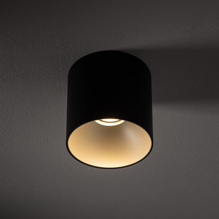 Aufbauleuchte EYE TONE 8932 Nowodvorski Schwarz GU10 Deckenrohr Aluminium Minimalistisch