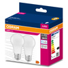 2x LED Lampe E27 A60 8,5W = 60W 806lm 6500K Kalt 200° OSRAM VALUE
