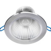 Deckenleuchte 12W Einbau-LED-DOWNLIGHT DEEP Rund 4000K 960lm Silber